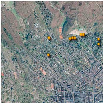 Stadtplan Projekte von Wilke und Partner
