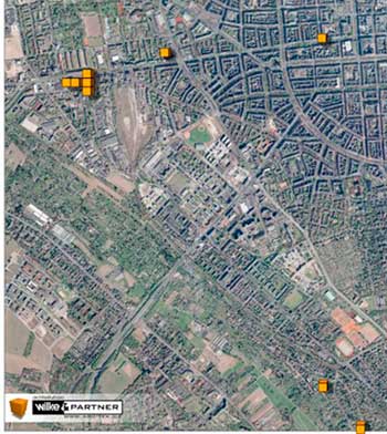 Stadtplan Projekte von Wilke und Partner