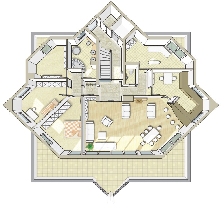 2 Stadtvillen, Bingerstra&beta;e 21, Penthouse