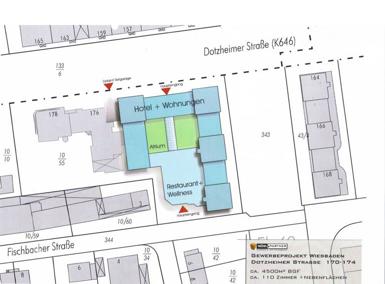 Wiesbaden Dotzheimer Straße Lageplan